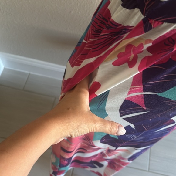 KILIG Summer Maxi Dress Floral Halter Neck Beach Hawaiian - Picture 5 of 5